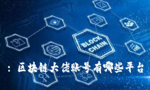 : 区块链大佬账号有哪些平台