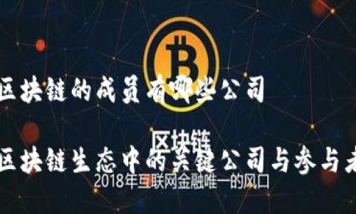 区块链的成员有哪些公司
区块链生态中的关键公司与参与者